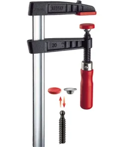 Cảo kẹp gỗ chữ F BESSEY TG, tay nắm bằng gỗ, made in Germany