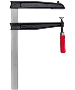 Cảo kẹp gỗ chữ F tay vặn cán gỗ BESSEY TGNT, lực kẹp 7000N