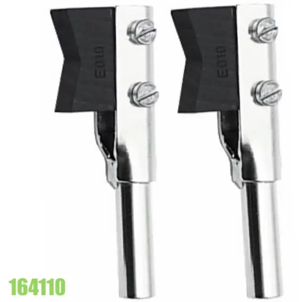 Cặp điện cực 164110, có cán cho máy hàn ống REMS Contact 2000