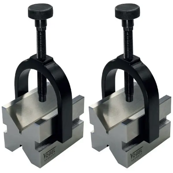 Cặp khối chuẩn V-Block VOGEL Germany 3330, góc chữ V 90 độ