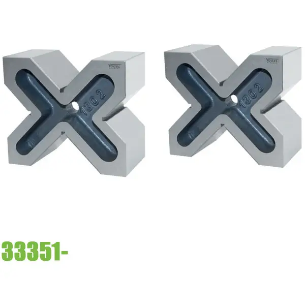 Cặp khối chuẩn Vogel Germany 33351, V-Block 4 rãnh 90 độ