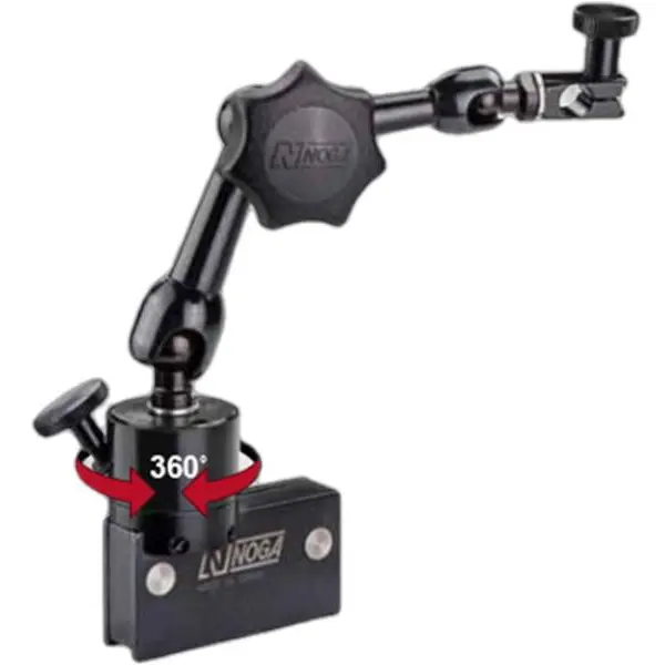 Chân Đế Từ 3 Khớp Cầu Mini Xoay 360 Độ Dòng NogaFlex NF1033 Noga