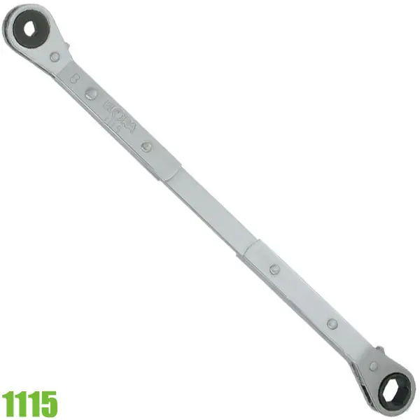 Cờ lê 2 đầu lục giác 8 x 12mm đảo chiều ELORA 1115