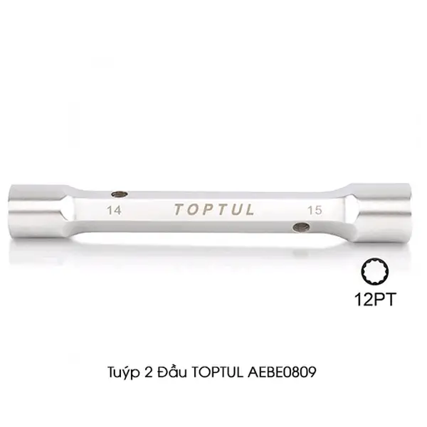 Cờ lê 2 đầu tuýp bông TOPTUL AEBE0809