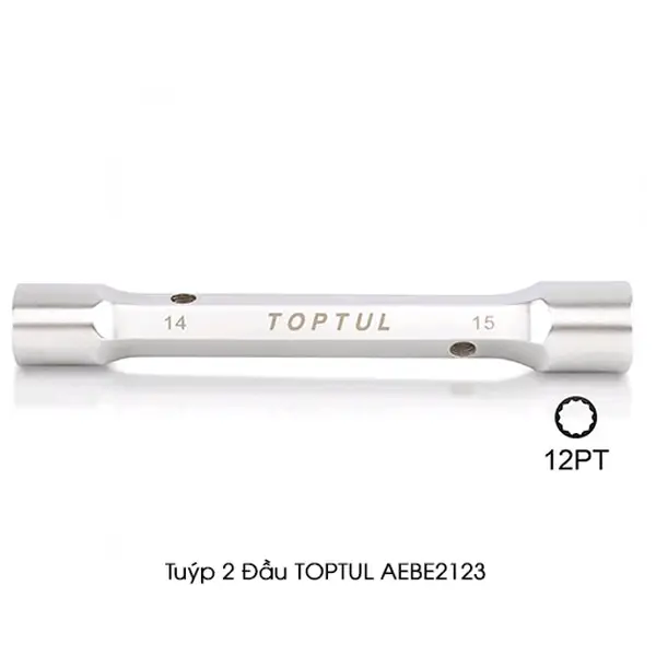 Cờ lê 2 đầu tuýp bông TOPTUL AEBE2123