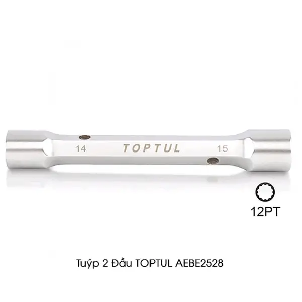 Cờ lê 2 đầu tuýp bông TOPTUL AEBE2528
