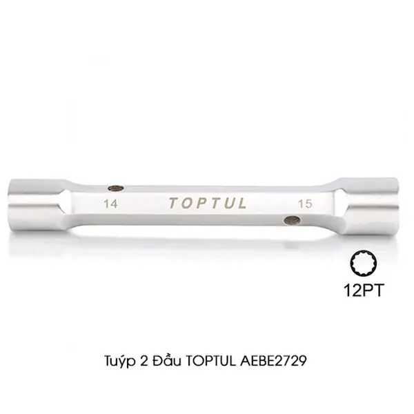 Cờ lê 2 đầu tuýp bông TOPTUL AEBE2729