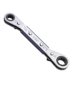 Cờ lê 2 đầu tuýp đuôi chuột cong loại siêu ngắn TOP Japan RM-17X19CS