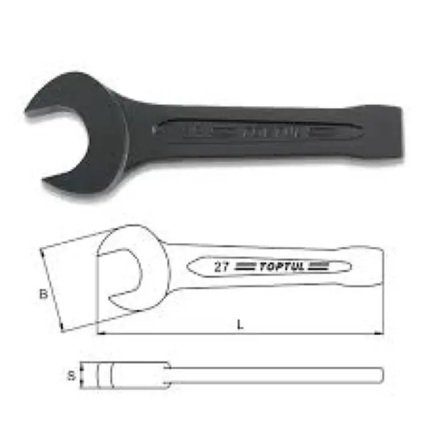Cờ lê đóng đầu mở 65mm dài 336mm TOPTUL AAEY6565