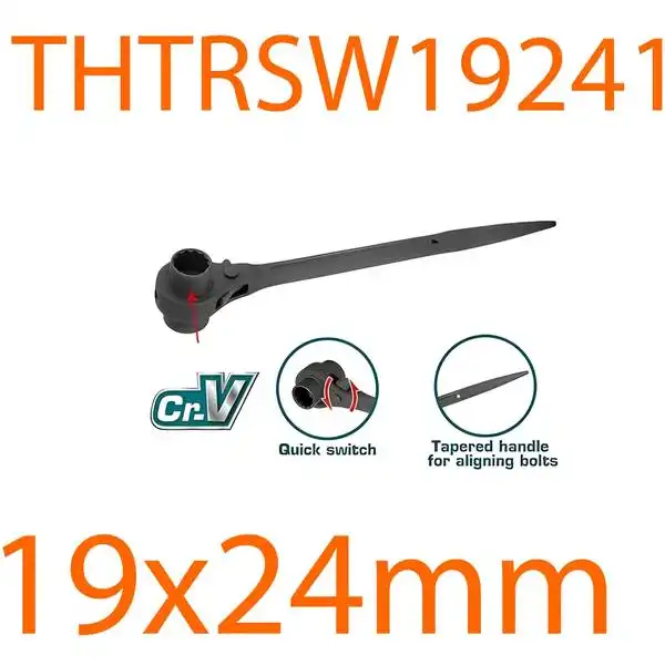 Cờ lê đuôi chuột tuýp đôi 19x24mm THTRSW19241 TOTAL
