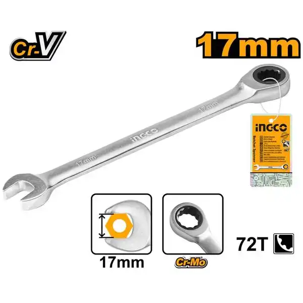Cờ Lê Miệng Vòng 2 Chiều HCSPAR171 INGCO