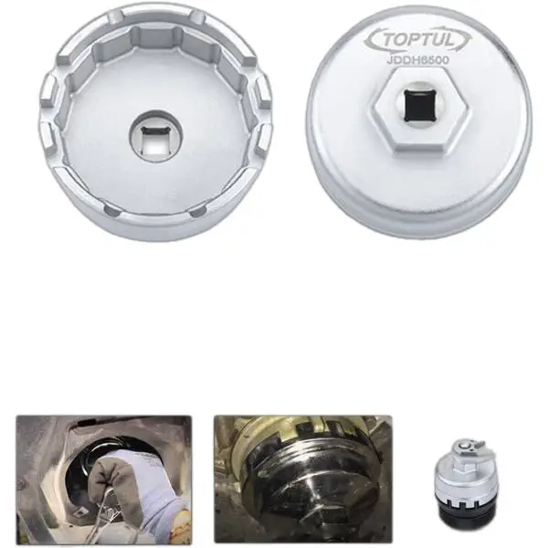 Cờ lê mở lọc dầu kiểu cốc cho động cơ TOYOTA 4 xi lanh TOPTUL JDDH6500