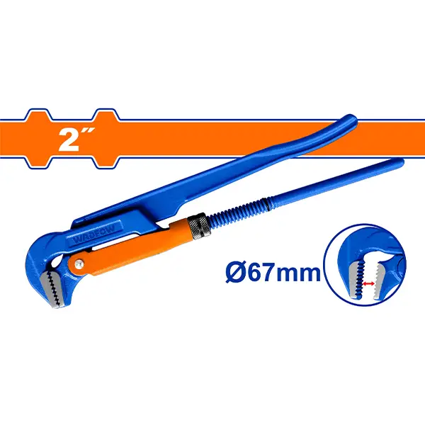 Cờ lê mở ống 90 độ hạng nặng Thụy Điển 2 inch Wadfow WPW2102