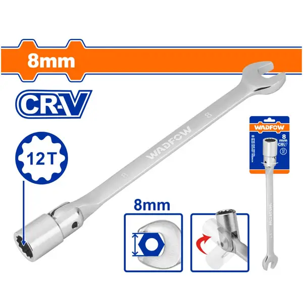 Cờ lê tuýp lắc léo WadFow WTH1E08 8mm