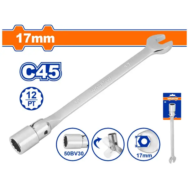 Cờ lê tuýp lắc léo WadFow WTH1E17 17mm