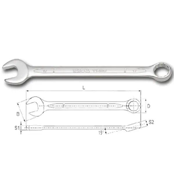 Cờ lê vòng miệng 10mm YATO YT-0010