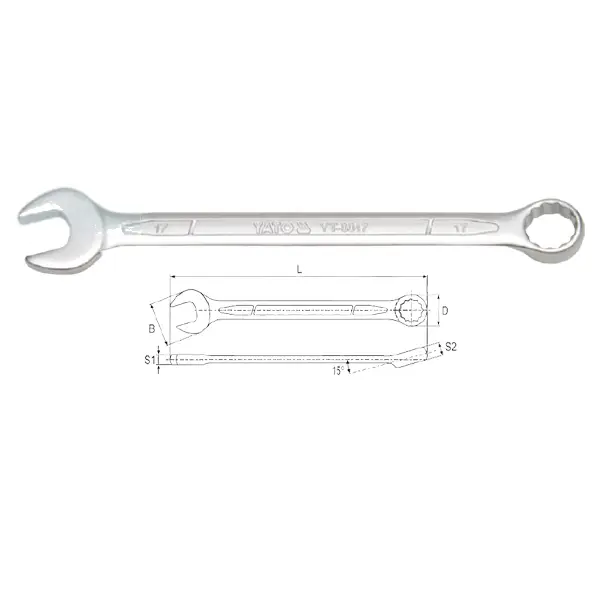 Cờ lê vòng miệng 8mm YATO YT-0008