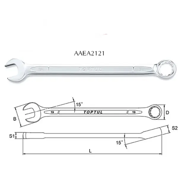 Cờ lê vòng miệng TOPTUL AAEA2121