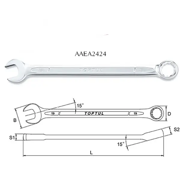 Cờ lê vòng miệng TOPTUL AAEA2424