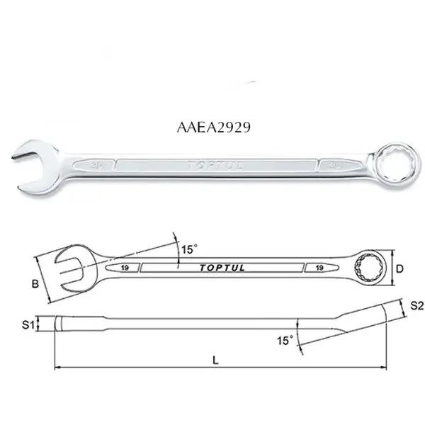 Cờ lê vòng miệng TOPTUL AAEA2929