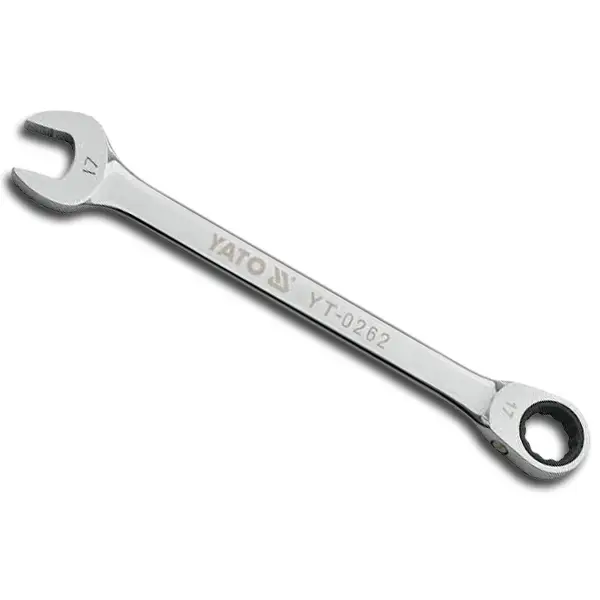 Cờ lê vòng miệng tự động 17mm Yato YT-0262