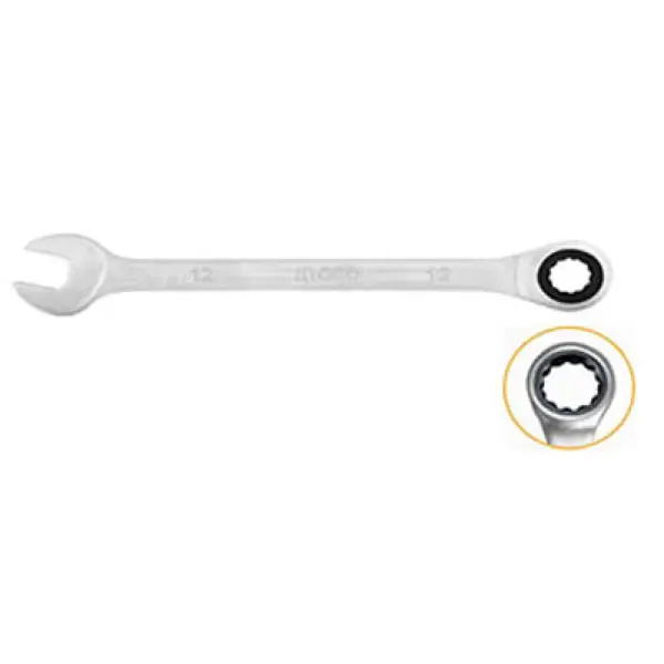 Cờ lê vòng miệng tự động hai chiều Total TCSPAR121 12mm