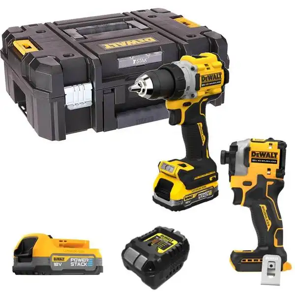 COMBO KIT Máy khoan búa - Máy vặn vít pin DCK2050E2T DEWALT