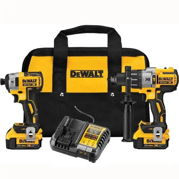 COMBO KIT Máy Khoan Búa - Máy Vặn vít pin DCK299M2 DEWALT