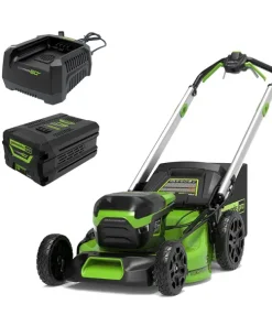 Combo Máy cắt cỏ đẩy tay dùng pin 60V 51cm Greenworks LMC420 (Pin 6.0Ah, Sạc)