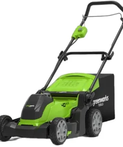 COMBO Máy cắt CỎ ĐẨY TAY DÙNG PIN GREENWORKS 40V (41CM) KÈM 1 PIN 4AH VÀ 1 BỘ SẠC – G40LM41K4