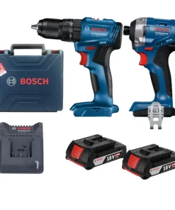 Combo máy khoan và máy vặn vít 18V Bosch GDR18V-215 & GSB185-LI (06019N20K4)