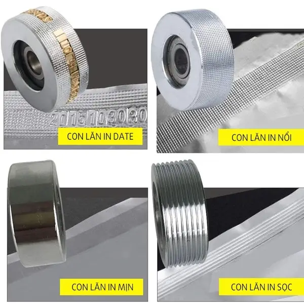 Con lăn máy hàn miệng túi