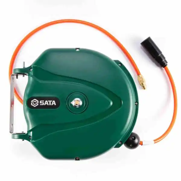 Cuộn dây hơi tự rút phi phi 8mmx10m SATA 98005 - AIR HOSE REEL Φ8MM×10M