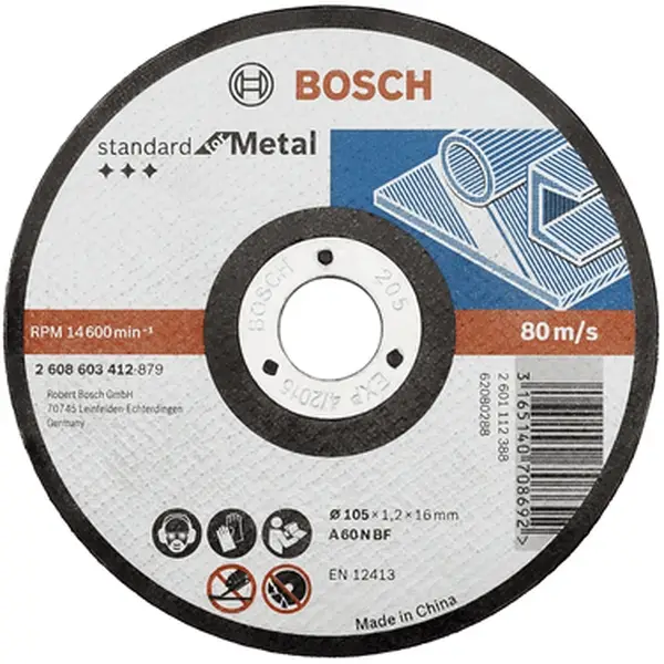 Đá cắt 105x1.0x16 (inox) - Standard for Inox Bosch