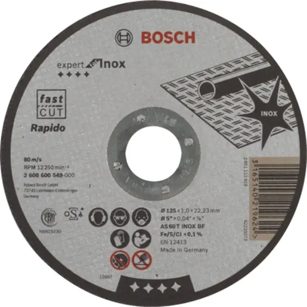 Đá cắt 105x1.2x16mm (sắt) - Standard for Metal Bosch