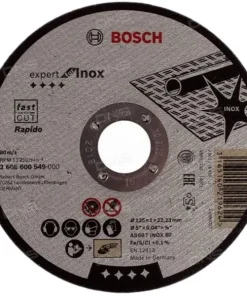 ĐÁ CẮT INOX 125X1X22.2MM BOSCH 2608600549