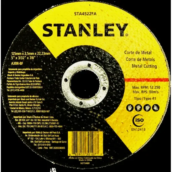 Đá cắt sắt 125 x 2.5mm Dewalt DWA4522FA-B1