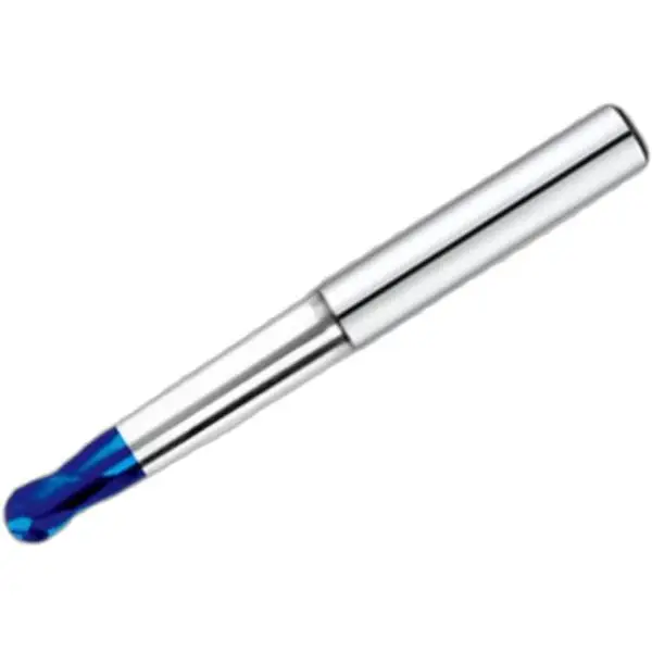 Dao Phay Côn Cầu Cổ Dài 2Me Chạy Thép Sau Nhiệt 70Hrc 2RTB HanSong