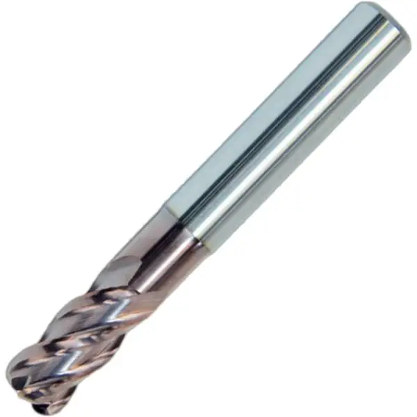 Dao Phay Phẳng 4 Me Bo Góc R Cổ Dài Chuyên Chạy Titan TM-4RP ZCCCT