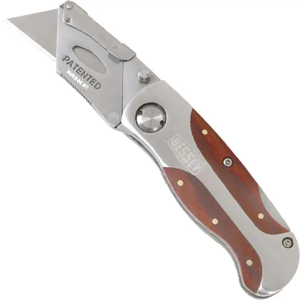 Dao rọc giấy 160mm kiểu gấp cán gỗ BESSEY DBKWH-EU