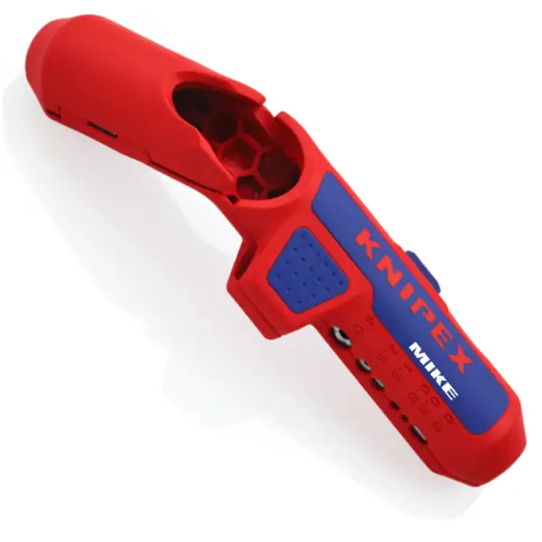 Dao rọc vỏ cáp điện Knipex 16 95 02 SB – ErgoStrip® tay trái