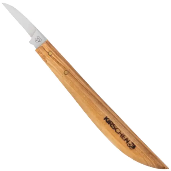 Dao tỉa gỗ thủ công Kirschen 3358001 lưỡi thẳng, cán ô liu