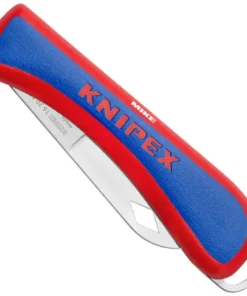 Dao xếp Knipex 16 20 50 SB – gọn gàng, sắc bén, cho thợ điện
