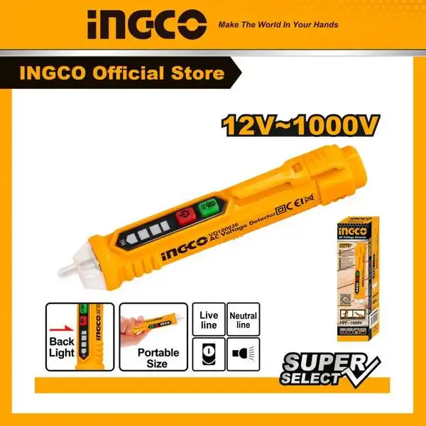 Đầu Dò Điện Ac 12V-1000V VD100026 INGCO