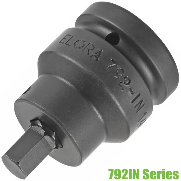 Đầu khẩu lục giác chìm ELORA 792IN, đầu vuông 1 inch