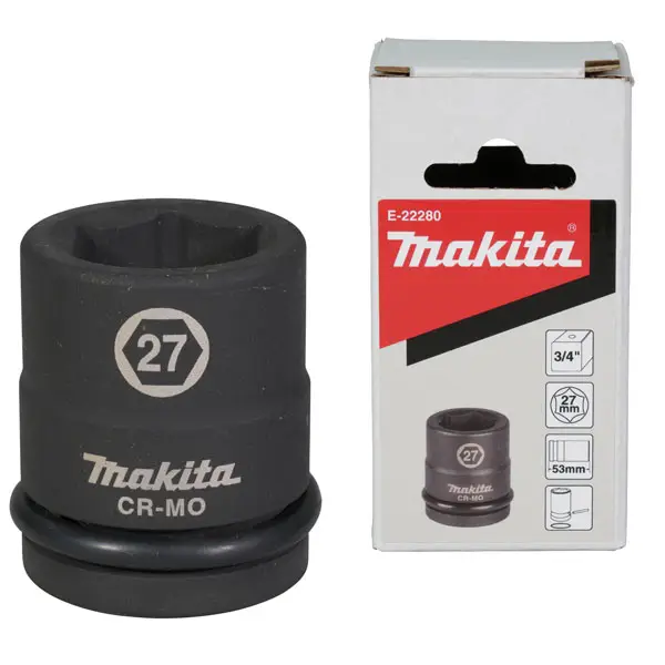 Đầu túy cho máy siết bu lông 3/4 inch Makita E-22280 (27x53mm)
