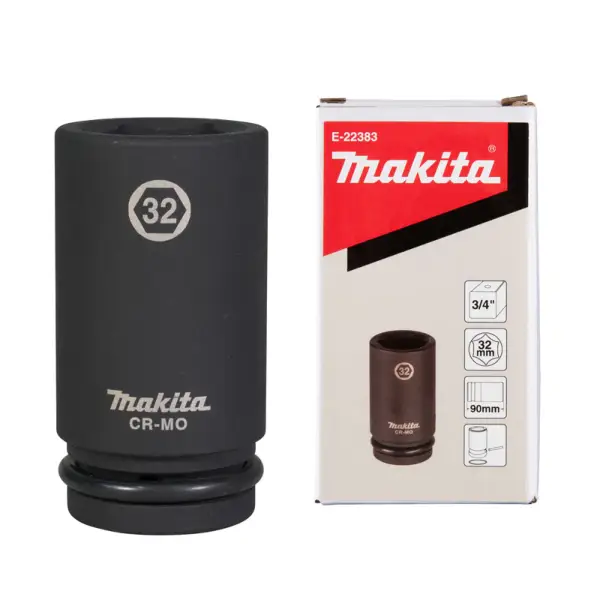 Đầu túy cho máy siết bu lông 3/4 inch Makita E-22383 (32x90mm)