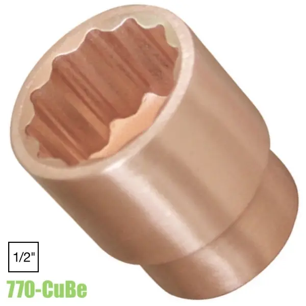 Đầu tuýp 12 cạnh chống cháy nổ ELORA 770-LM CuBe từ 8-32mm