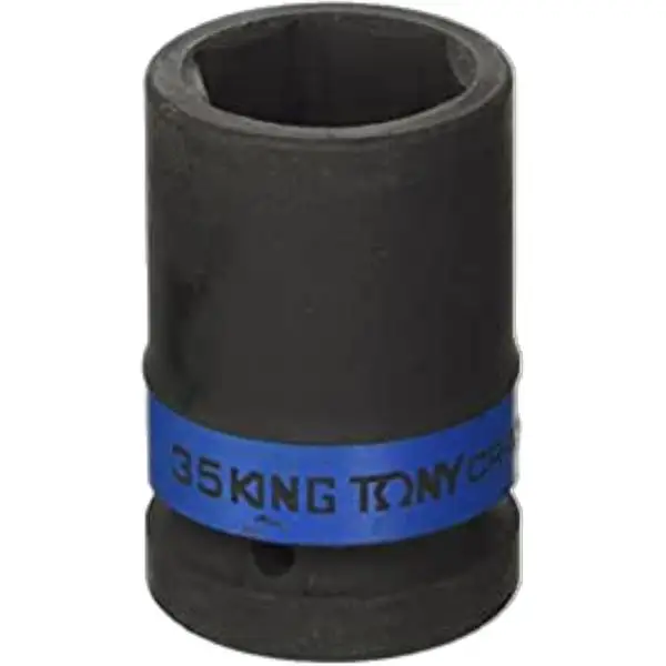 Đầu tuýp dài Kingtony 883535M 1 inchDR lục giác 35mm cho súng vặn bu lông