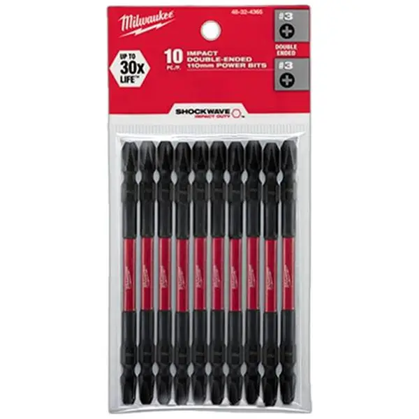 ĐẦU VẶN VÍT DÀI PH3-110MM MILWAUKEE 48-32-4365D (BỘ 10 MŨI)